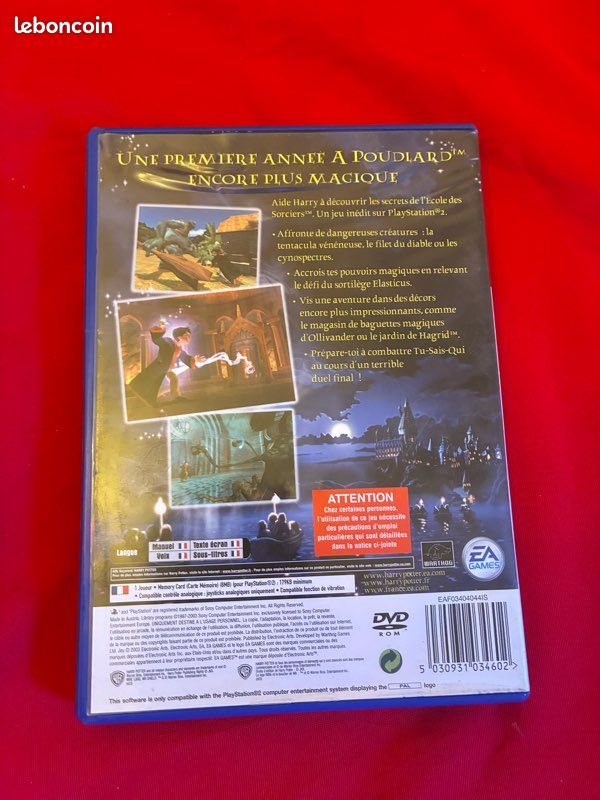 Jeu Harry Potter à L'École Des Sorciers Sur PS2 - Complet Et En Très Bon état