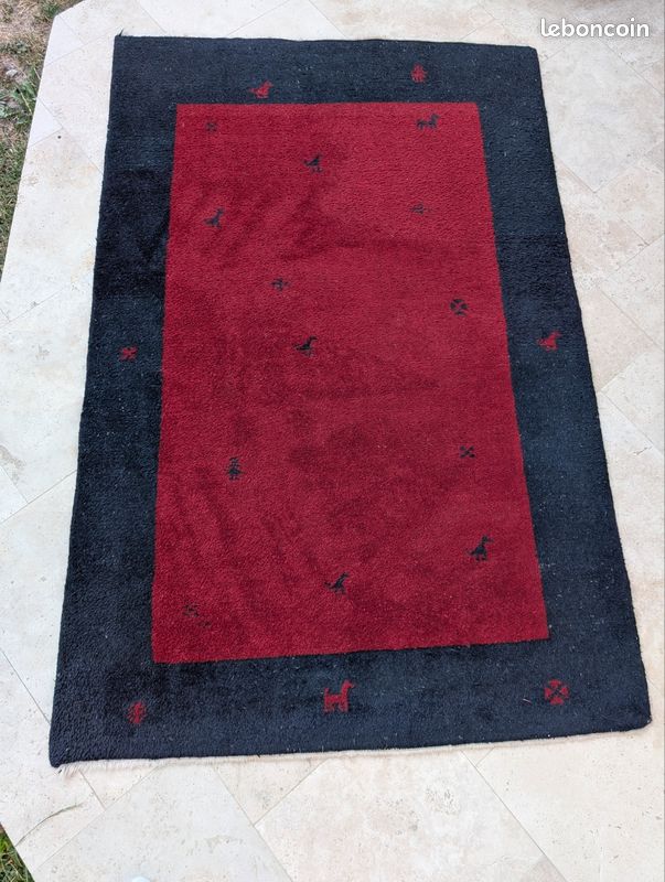 Tapis gabbeh laine (image 1)