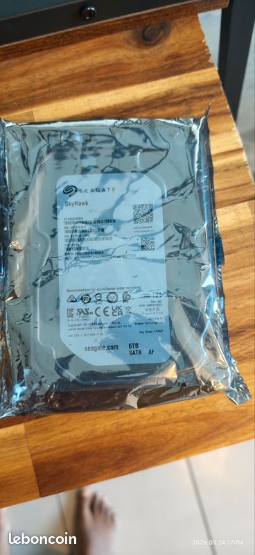 Disque dur 6TB SkyHawk ST6000VX008 (image 1)