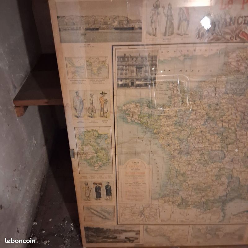 Sous-verre Carte France vintage (image 3)