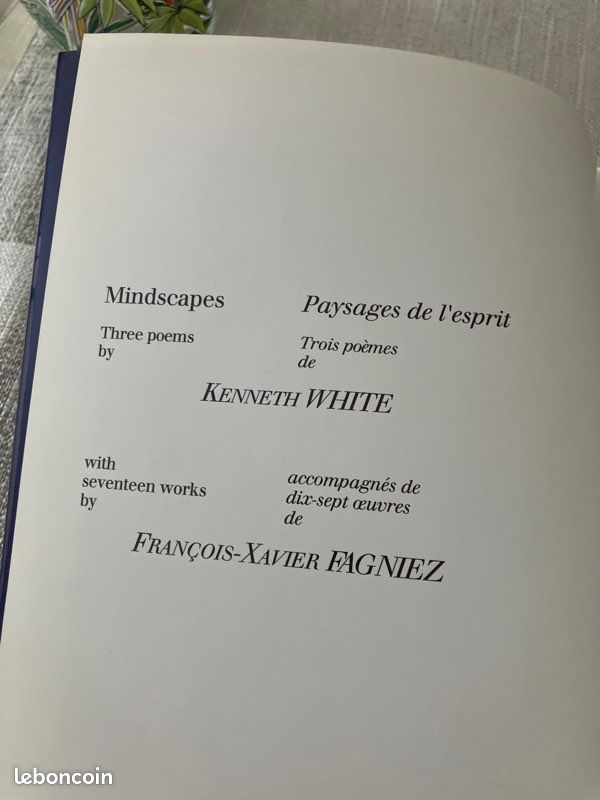 Kenneth White (Art Poche 1992) (image 2)
