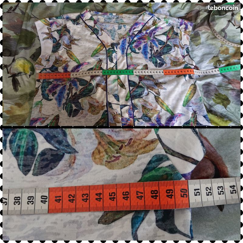 Haut/ chemisier fleuri taille 40 - Vêtements