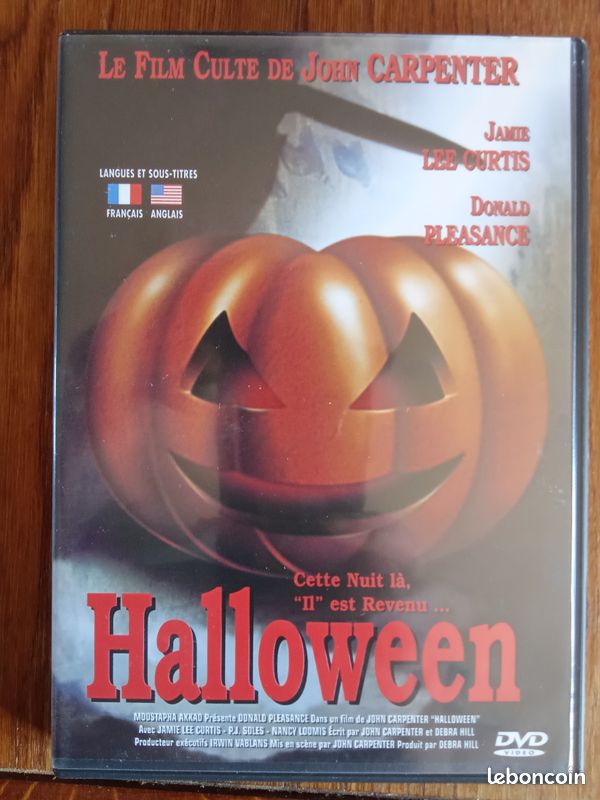 Vend DVD - Halloween 1 - La nuit des masques - Jamie Lee Curtis (image 1)