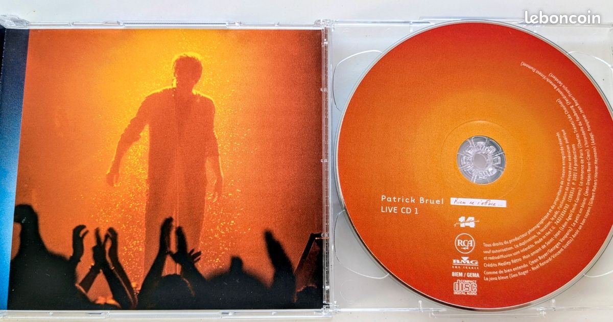 Patrick Bruel live double CD (image 3)