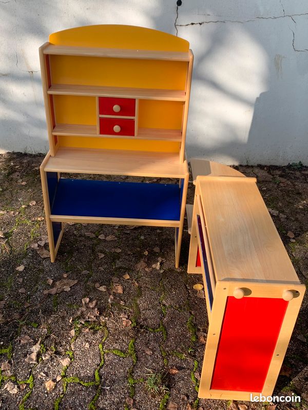 Ensemble de marchande en bois et accessoires (image 1)