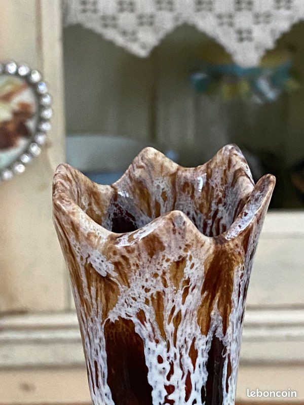 Vase grès flammé vintage (image 9)