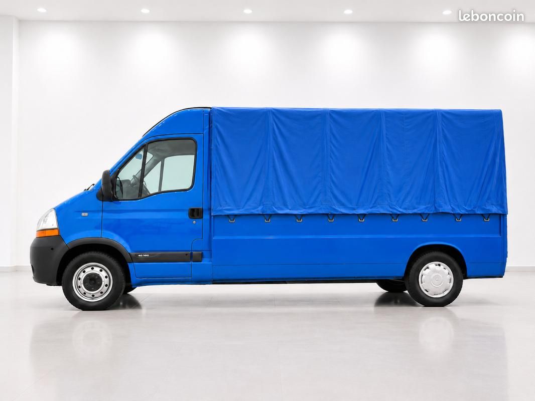 Renault Master 1° Main / 2.5L Dci 100cv Pack Confort Plateau Baché idem : Boxer, Jumper, Sprinter... (image 9)