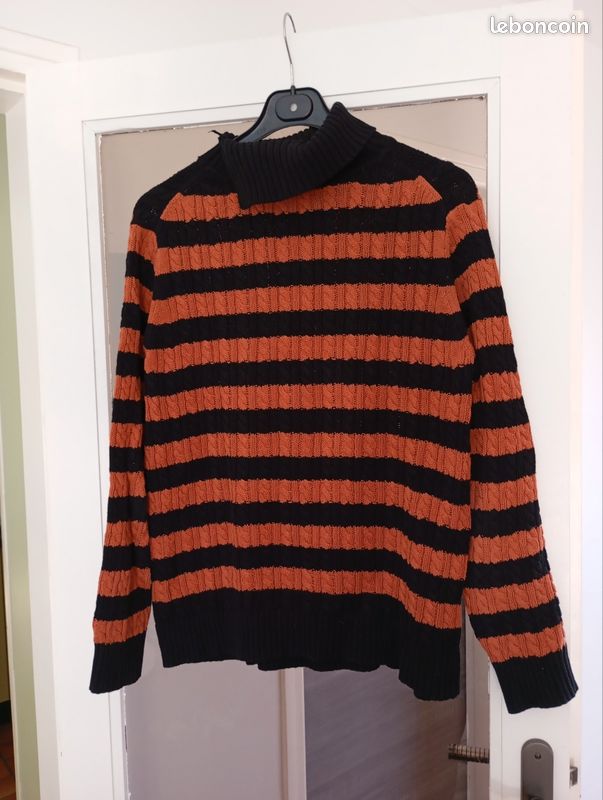Pull col roulé taille L amazon (image 2)