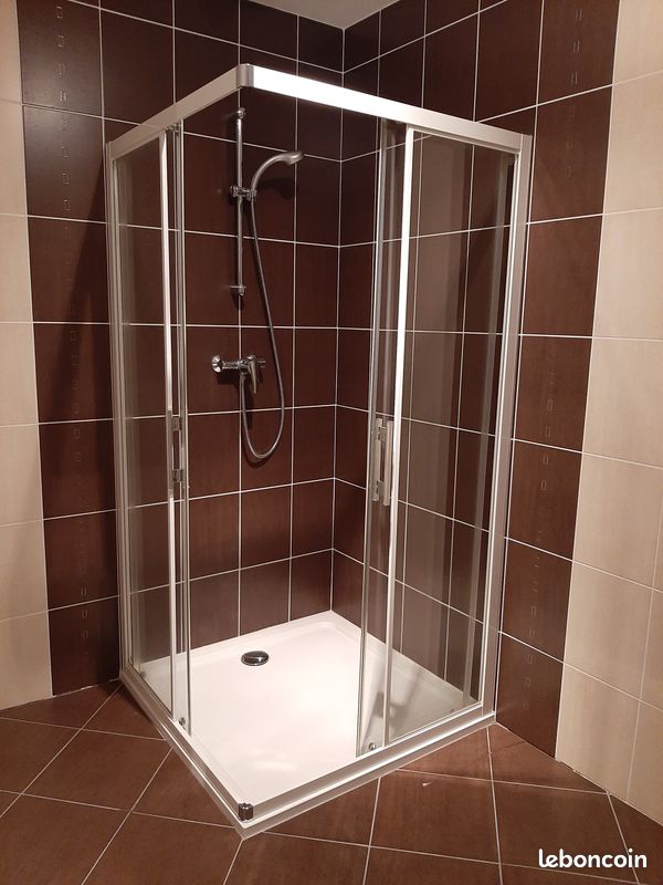 Receveur de douche et ses parois vitrées (image 2)