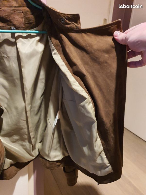 Blouson en cuir de caprin caroll taille 42 (image 8)