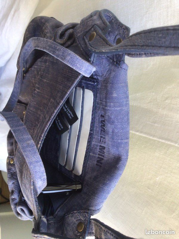 Sac Jérôme Dreyfuss mini Twee bleu (image 3)