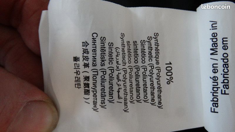 Veste cuir rose (image 8)
