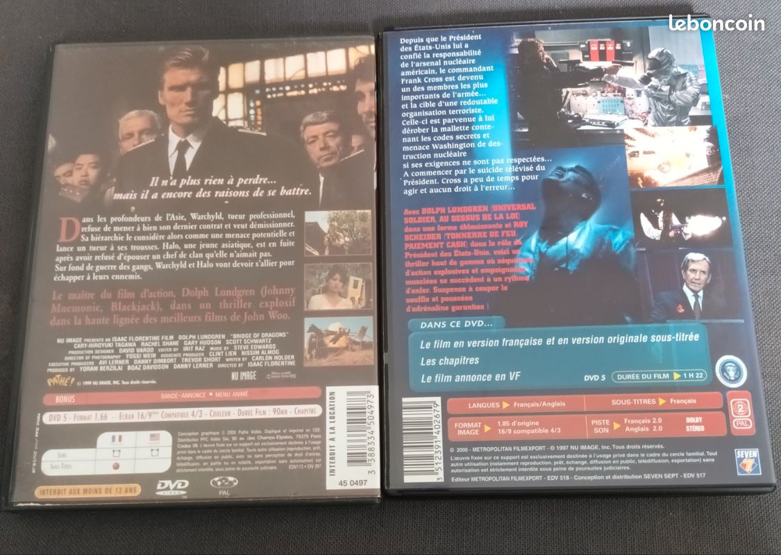 2 dvds Dolph Lundgren (image 2)