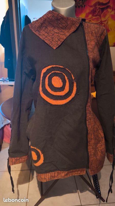 Veste légère spirale jashu 100% coton (image 3)