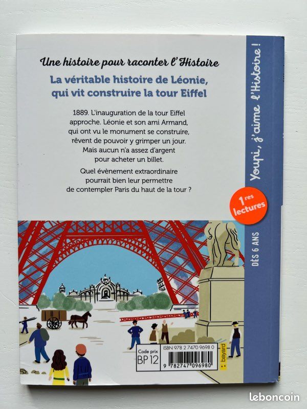 Youpi, j’aime l’histoire La véritable histoire de Léonie qui vit construire la Tour Eiffel / La véritable histoire de Maati qui déjoua le complot contre Cléopâtre (image 3)