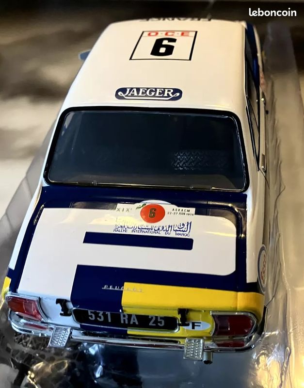 PEUGEOT 504 TI - Rallye du Maroc 1976 - équipage J.P. NICOLAS - GANET - échelle 1/18 - Neuve en boite non déballée - ref n° 30 (image 5)