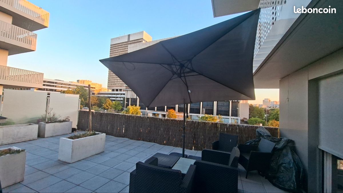 Parasol déporté, dalles et pieds (image 3)