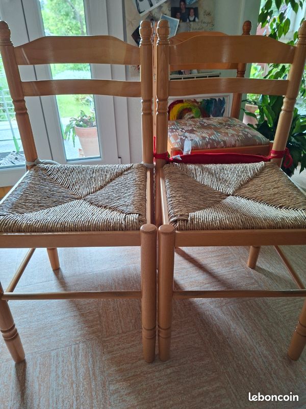 Table et chaises en pin (image 2)