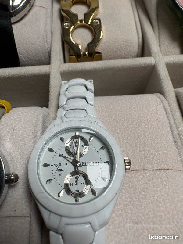 Lot De 10 Montres Quartz Adultes Unisexe - Occasion