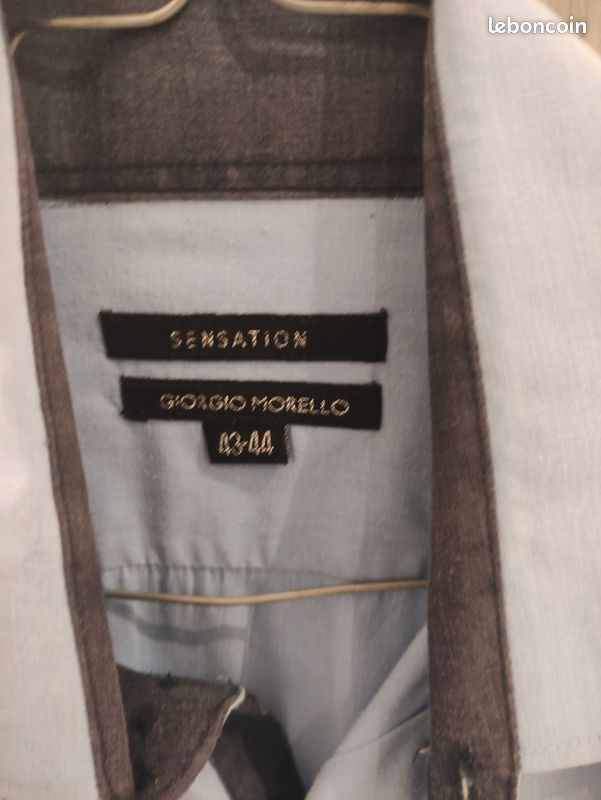 👔 Chemise homme – Giorgio Morello– Taille 43/44 (image 1)