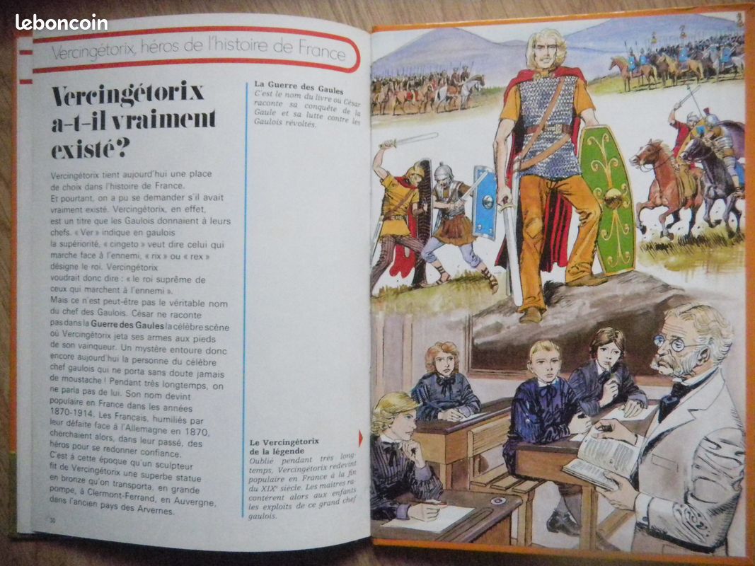 VERCINGETORIX HISTOIRE JUNIORS HACHETTE 1979 Collection N° 87 Edition N° 99 Etat neuf (image 2)