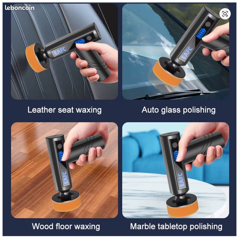 Polisseuse voiture sans fil rechargeable (image 3)