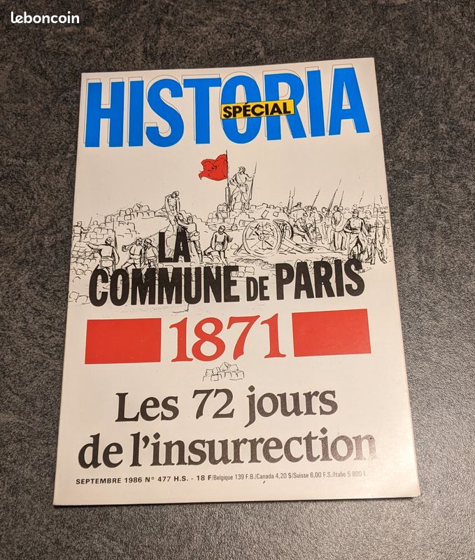 Revue Historia "La Commune de Paris 1871" (image 1)
