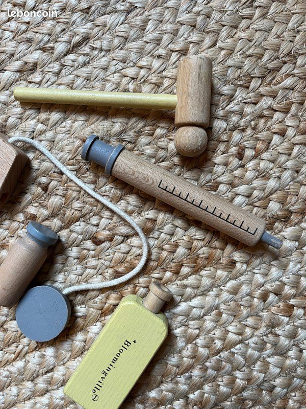 Jeu enfant en bois - accessoires docteur (image 2)