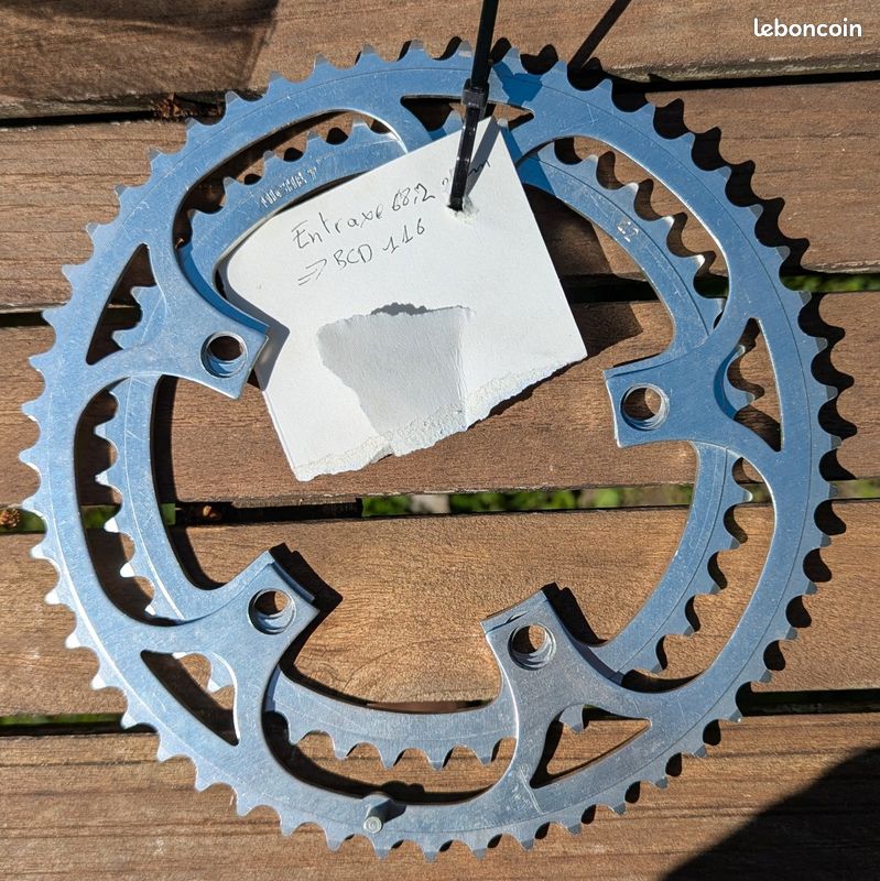 Plateau Campagnolo Record 53 Dents – Pédalier Triple 3x10v – Pour Vélo De Route – Neuf