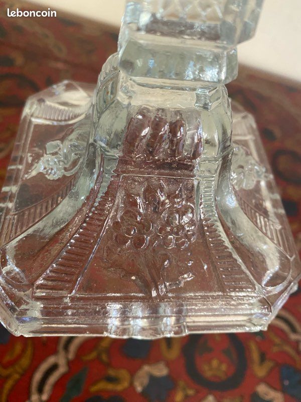 Bougeoir en verre portieux (image 6)