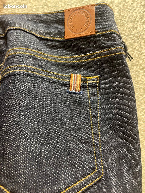 INÈS DE LA FRESSANGE - Jeans bleu marine (image 3)
