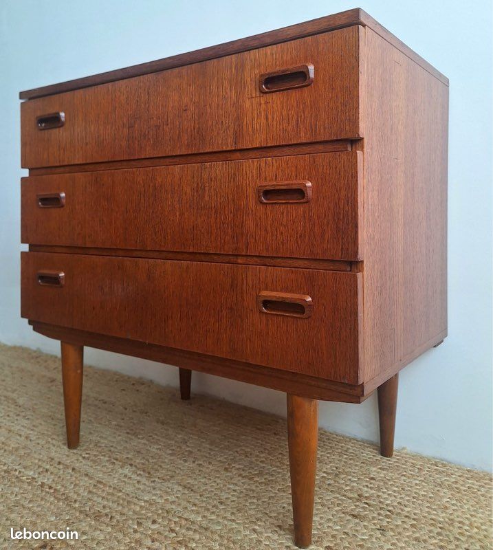 Commode vintage en teck, meuble design scandinave (image 3)