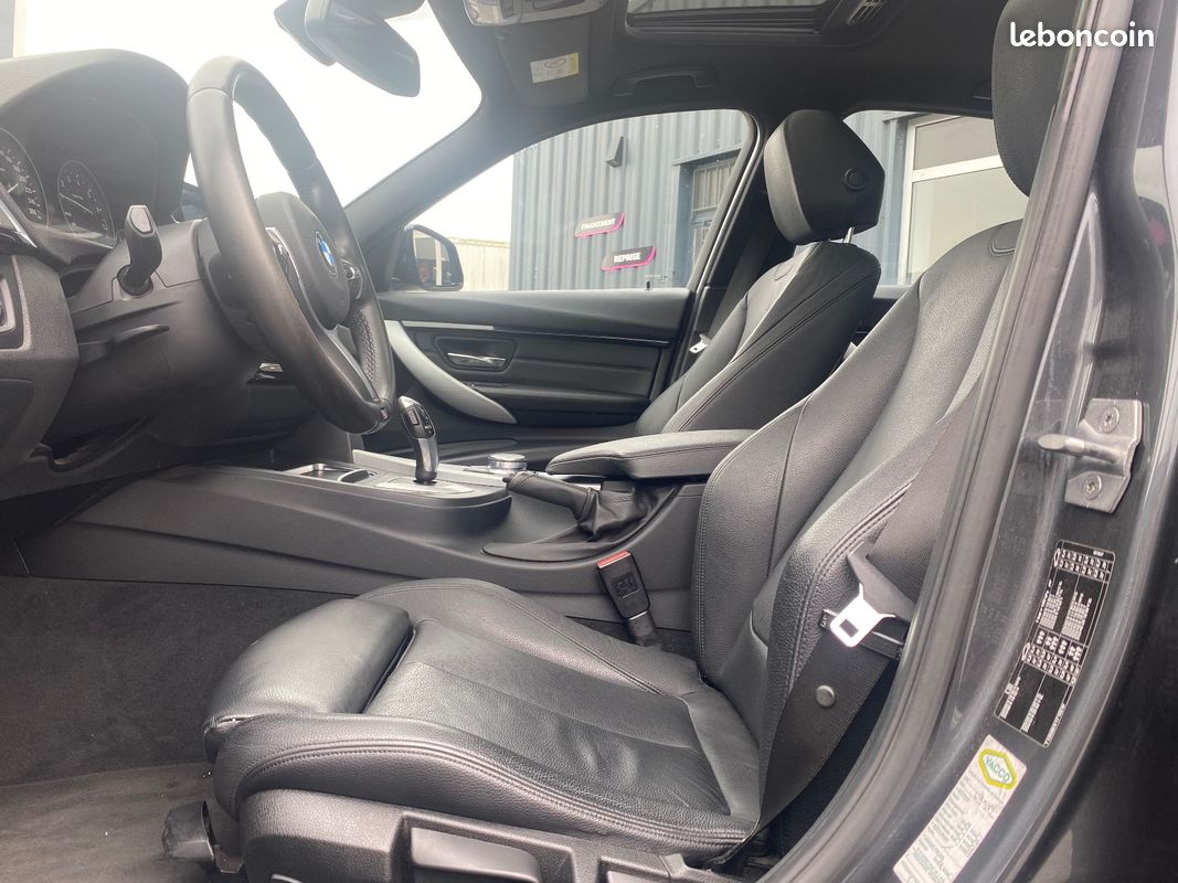 BMW SERIE 3 F30 LCI 318i 2.0L 136 ch M Sport A / TOIT OUVRANT / CUIR / TETE HAUTE (image 13)