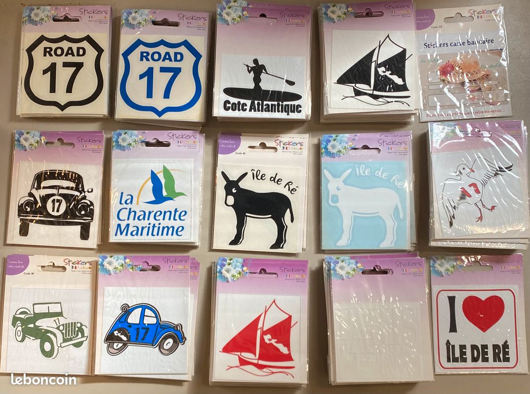 160 Stickers (ile de Ré) le Lot 20 (image 1)