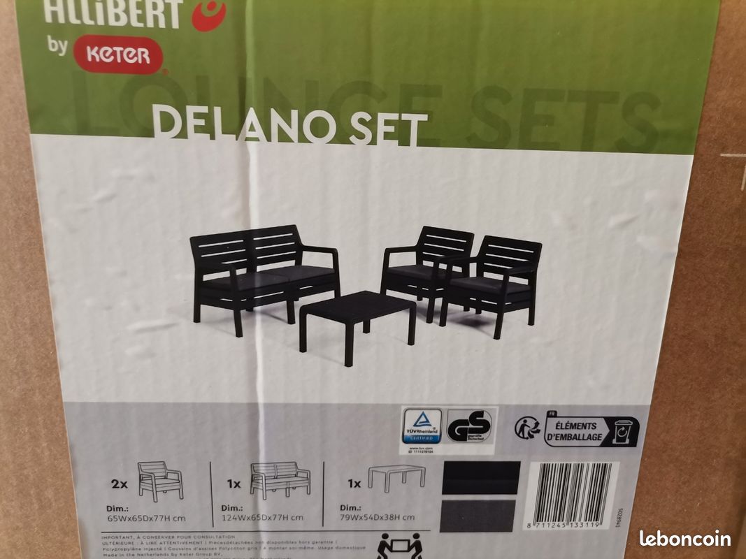 Table et chaise de jardin (image 3)