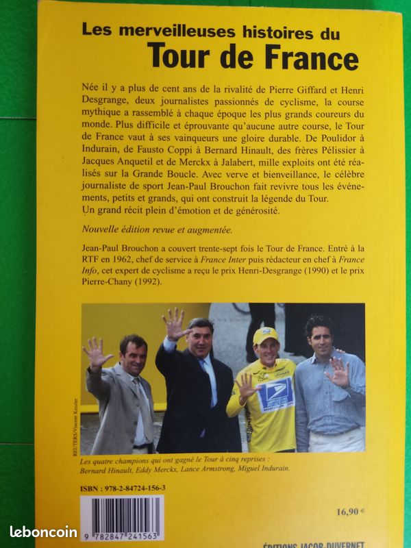 Les Merveilleuses Histoires du Tour de France Par Jean-Paul Brouchon (image 2)
