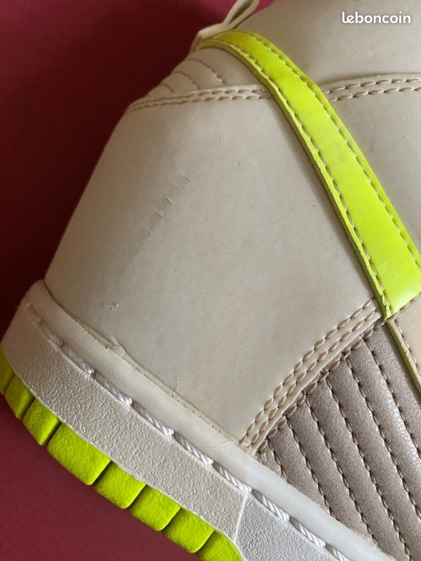 Nike WMNS Dunk Sky Hi Essential “Light Orewood Brown/Volt” (528899-008) – EU 37.5 / US Women 6.5 / UK 4 / 23.5 cm (image 15)
