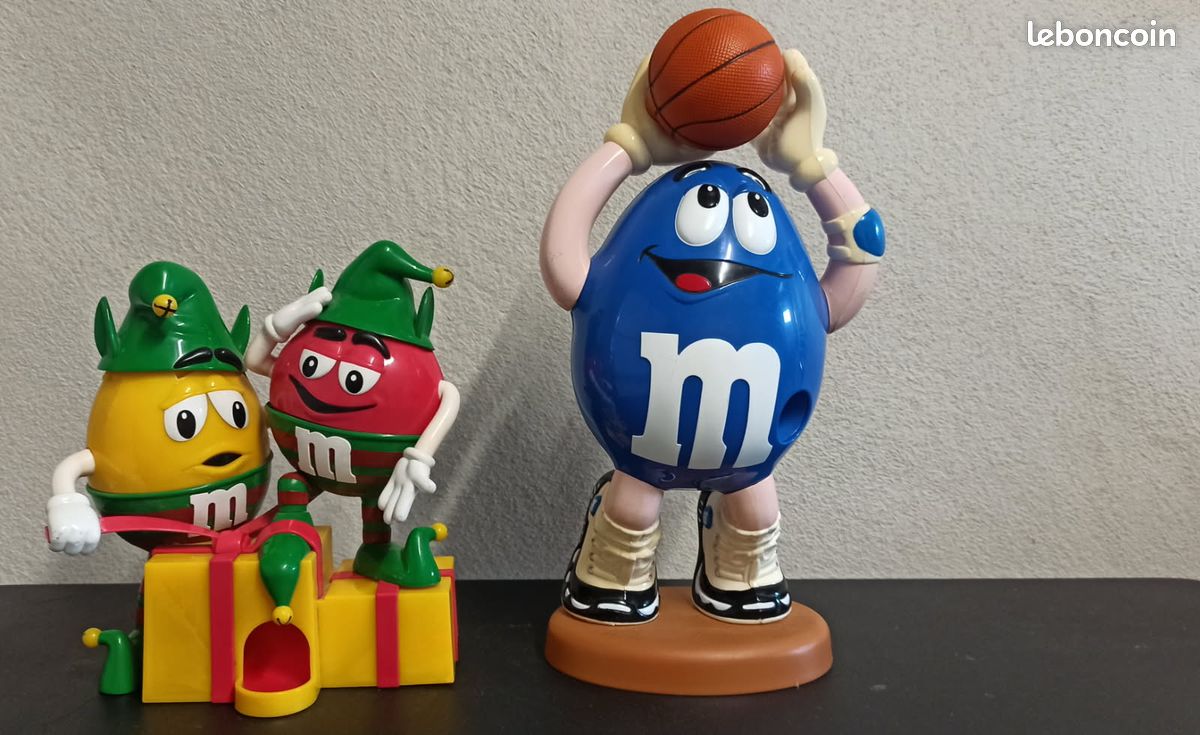 Lot de figurines de collection M&M's vintage - France