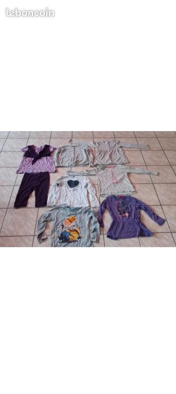 Lot de 21 vêtements filles 8ans (image 3)