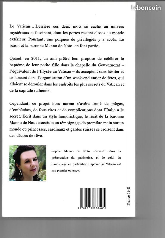 Baptême au Vatican par Sophie Manno de Noto (image 2)