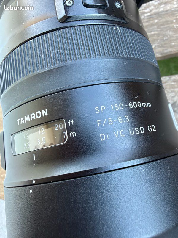 Tamron SP 150-600 G2 Canon EF – Excellent état + pare-soleil + collier trépied (image 2)