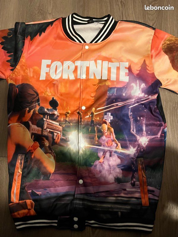 Pull Fortnite Pour Garçon - Taille 4, Rouge, Matière Mélangée - Neuf Avec étiquettes