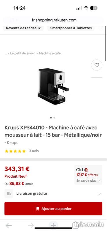 Machine à café Krups expresso (image 5)