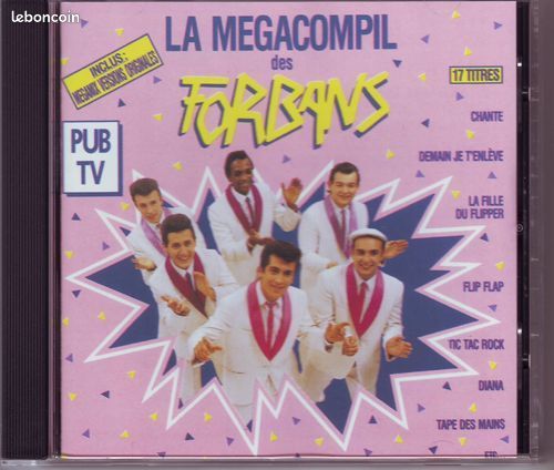 Les forbans, La mégacompil des Forbans ( cd album neuf sous blister ) (image 1)
