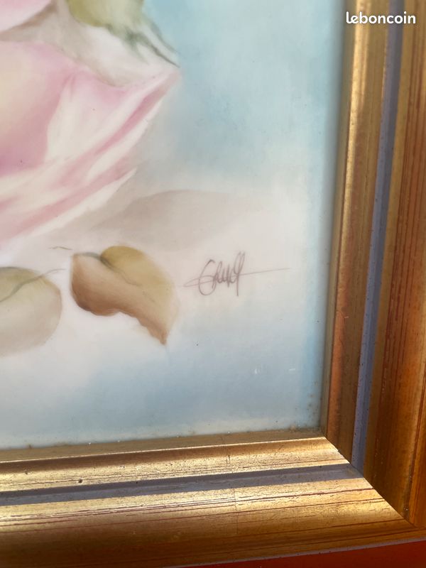 Tableau peinture sur porcelaine (image 2)