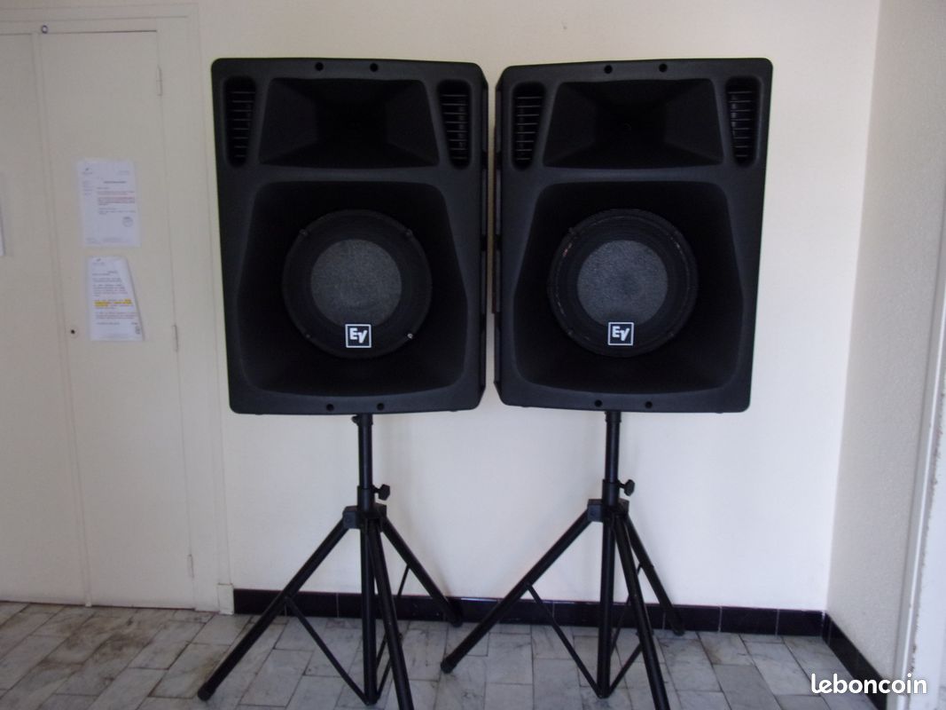 Enceintes Sono Electro Voice SX500 et ampli QSC (image 1)