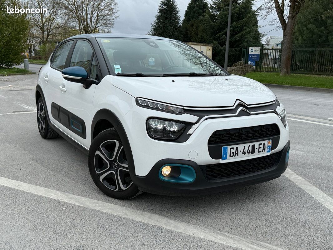 CITROEN C3 1.5 BlueHDi 100 SS BVM6 Feel - Entretien complet Citroën - Courroie de distribution OK (image 1)