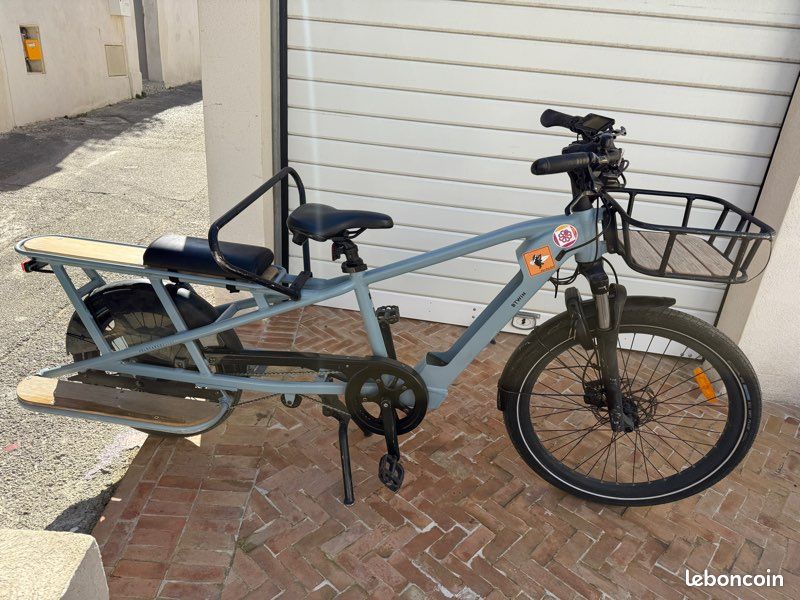 E Bike Decathlon Longtail Electrique Vélo Cargo Longtail Décathlon