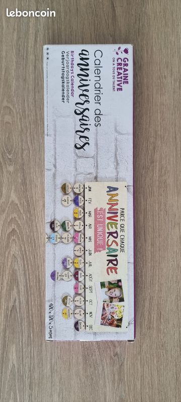 LOISIR CREATIF Calendrier des anniversaires (image 2)