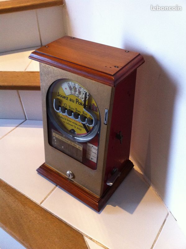 Jeu De Dés Ancien De Bar/comptoir Pour Poker - RARE - Avec Sa Sacoche